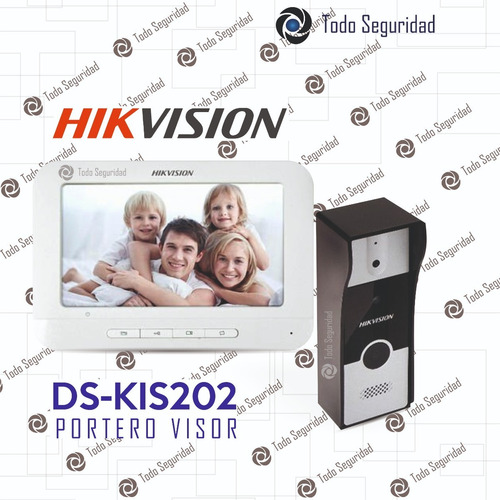 Kit Portero Visor Hikvision Lcd 7 Hd 720p + Camara Seguridad
