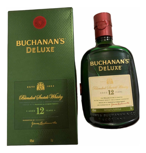 Whisky Buchanans De Luxe 12 Años 750cc