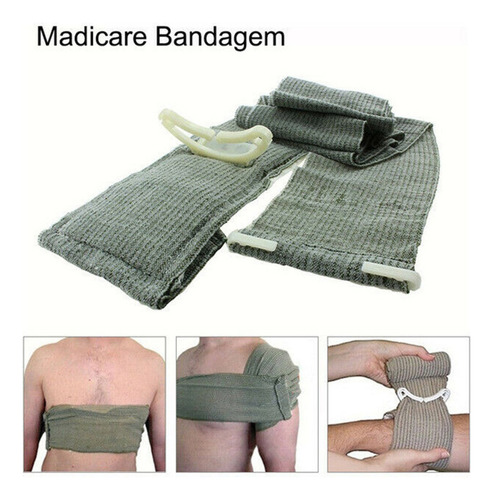 Vendaje Elástico Hemostático Con Torniquete Emergencia Nº 4
