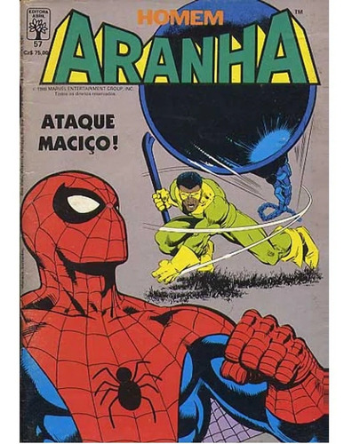 Hq Gibi Homem Aranha (1ª Série) Nº 57 Março 1988 Editora Abril 