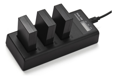 -batería E12 -indicadores Led E12 De 3 Ranuras Micro Usb Y T