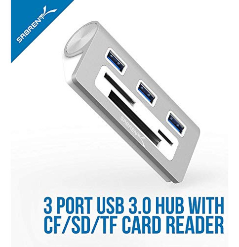Hub Multipuertos Usb 3.0 Sabrent Lector Memorias Hb-macr