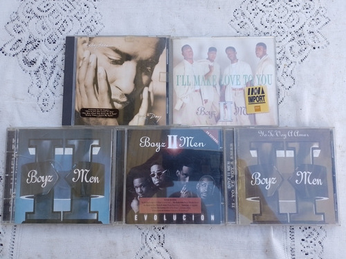 Cd Boyz Il Men Lote 5cd Onda Backstreet Carey N'sync Five 