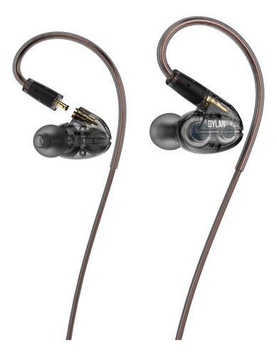 Fone Ouvido In-ear Dylan De-22 Black Monitor De Palco