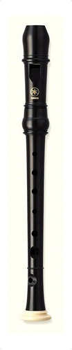 Flauta Dulce Sopranino Barroca Yamaha Yrn-302b Ii Yrn302bii Color Negro
