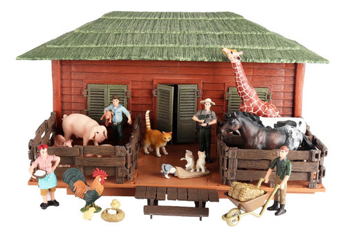 Para . Mini Figuras De Animales De Granja, Juego De