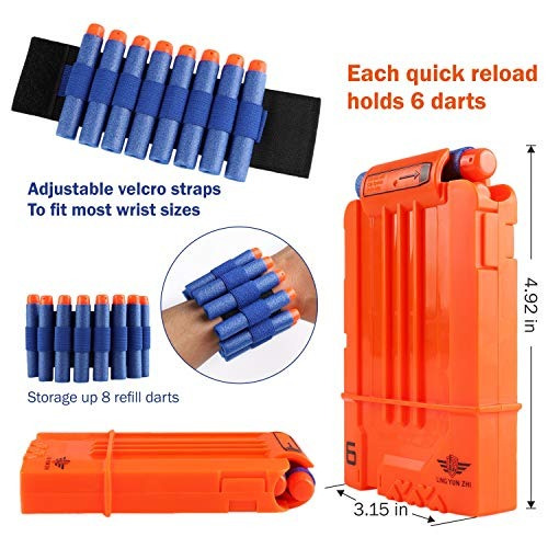 Imagen 5 de 7 de Kit De Chaleco Táctico Para Niños Uwantme Para Nerf Guns