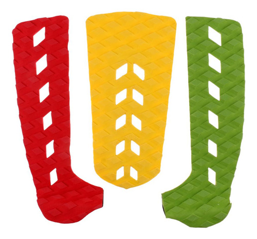 3 Piezas Almohadilla De Para Longboard Al Skimboard Tail Pad