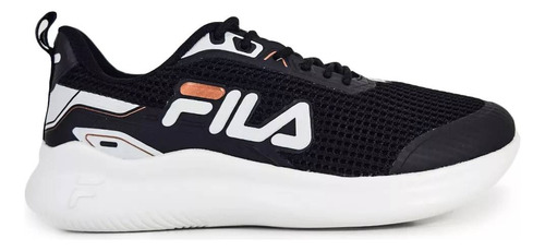 Zapatillas Fila Gear color negro/blanco/cobre - adulto 41 AR