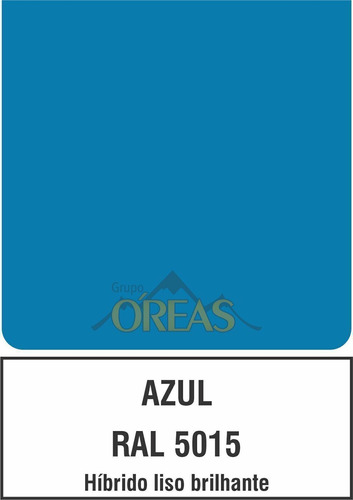 Tinta Eletrostática A Pó - Azul Ral 5015 Híbrido 3 Kg