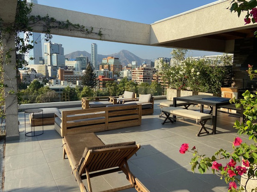 Penthouse Amoblado, Terraza Privada En Azotea