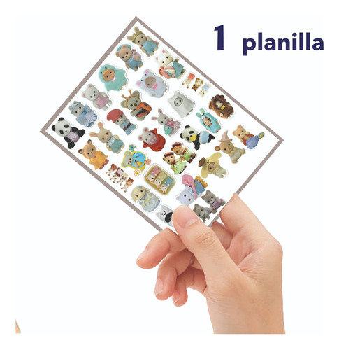 Tatuajes Temporales Sylvanian Families Ternurines 30 Pzs Ternurines