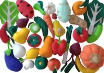 Comprar Comidita De Tela. Mix Verduras Y Frutas. Comida X Unidad