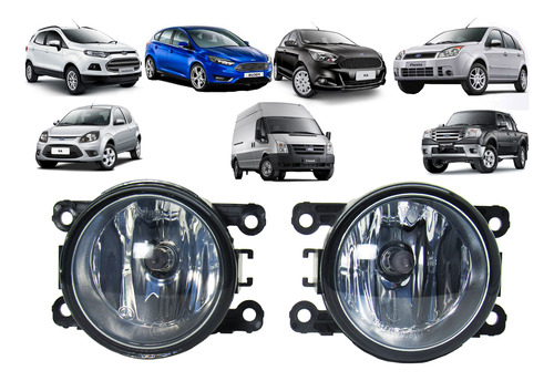 Par Farol Milha Neblina Ford Ecosport New Fiesta Focus Rocam