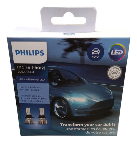 Focos Led Philips 9012 Hir2 Ultinon Essential 160% + Luz 6k