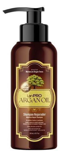  Shampoo Reparador Lan Pro Argán Oil 300 Ml