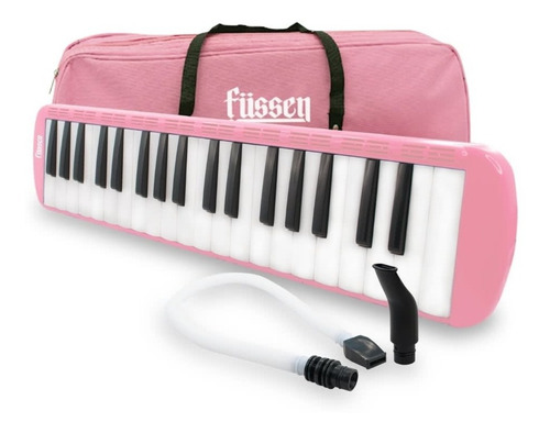 Melodica 37 Notas Rosada Con Estuche