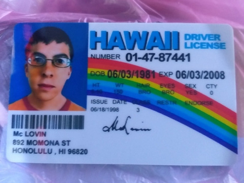 Mc Lovin Credencial Driver License 1 Pieza