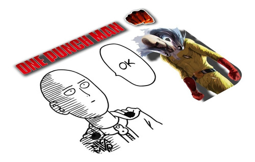 Mousepad Pc Anime Manga Saitama - One Punch-man - Nika.mvd