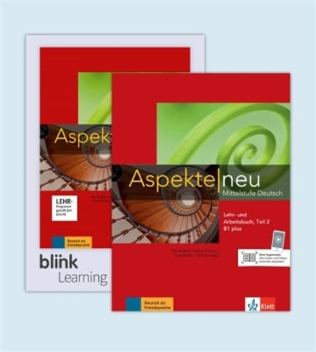 Aspekte Neu (b1+.2) Lehrbuch + Arbeitsbuch + Licencias Digitales, De No Aplica. Editorial Klett, Tapa Blanda En Alemán