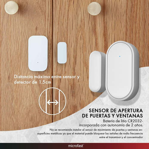 Imagen 5 de 9 de Kit Alarma Inalámbrica Wifi Domiciliaria Español Con App