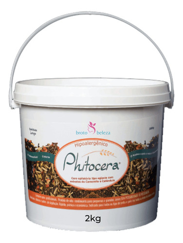 Cera Morna Depilatória Vegana Hidrossolúvel Kit Combo 3x2kg