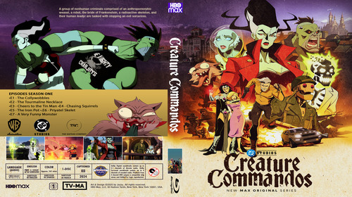 Creature Commandos 2024 En Bluray. Audio Ing. Esp. Lat. 5.1