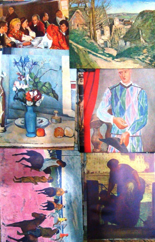 Arte Moderno 60 Laminas 1940 Color 20x25 Van Goh Degas Etc