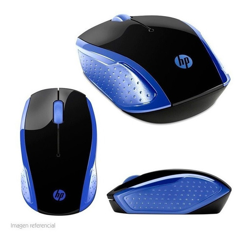 Mouse inalámbrico HP  200 azul marino