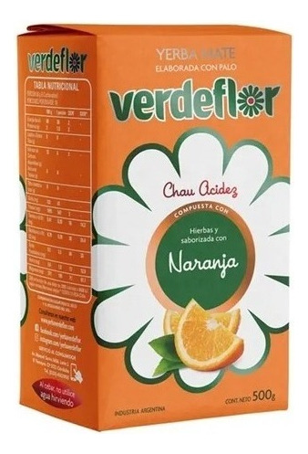 Yerba Mate Naranja 500 Grs