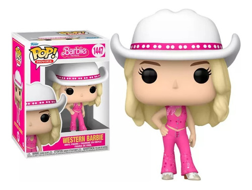 Funko Pop! #1447 - Barbie The Movie - Western Barbie - Nuevo
