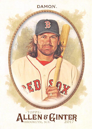 Allen Y Ginter 35 Johnny Damon Boston Red Sox Béisbol 2017