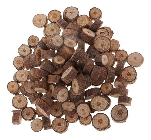 100 Piezas De De Troncos De Árboles En Rodajas Rústicas