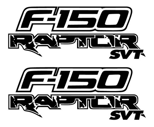 Stickers F150 Raptor Svt Calcomanias Costado Batea