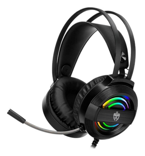 Headset Gamer Evolut Garen Eg-320 Preto Com Luz Led