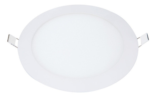 Plafon Painel LED Pop embutir redondo 12W Branco Quente 3000K Bivolt Avant 
