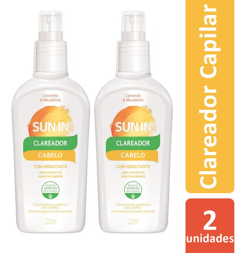 Clareador Hidratante Capilar Sun In Phytoervas - 2 Unidades