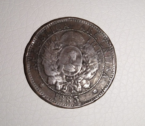 Argentina  Moneda 2 Centavos Año 1883