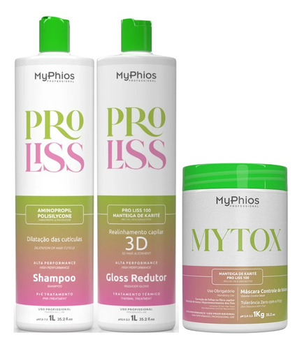 Myphios Progressiva Kit + Btox Mytox 1 kilo