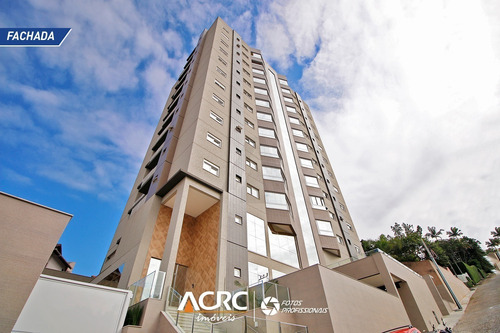 Imagem 1 de 13 de Acrc Imóveis - Apartamento Com Fino Acabamento Em Porcelanato Para Venda No Bairro Água Verde - Ap03972 - 68791267