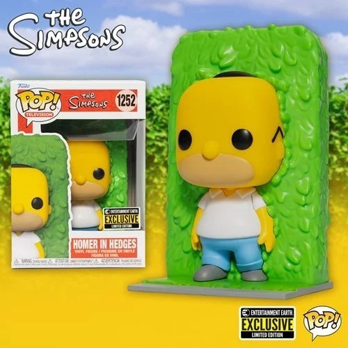 Homero In Hedges 1252 Funko Pop Exclusivo Simpsons Arbusto