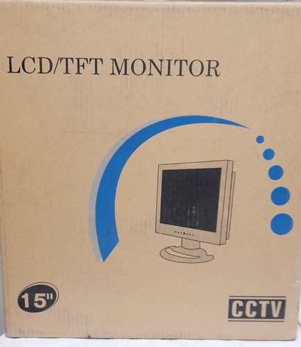 Monitor15 PuLG  Lcd Cctv Con Control 