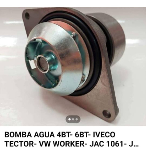 Bomba De Agua Iveco Tector 4bt, 6bt,  Vw Wolker, Jac 1061.