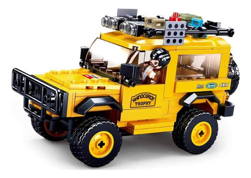 Jeep Land Rover Defender 90 Camel Trophy, Compatible Lego