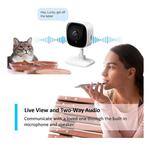 Imagen 6 de 10 de Cámara De Seguridad Wifi Tplink Tapo C100 Full Hd 128gb Nnet