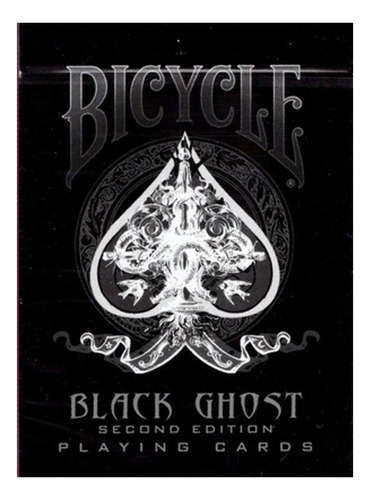 Baralho Bicycle Ghost Black - Premium