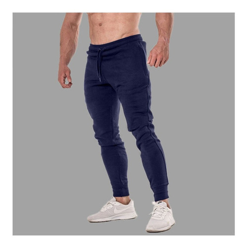 Pants Jogger Hombre Gym Slim Entubado Deportivo Moda Deporte