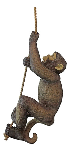 Estatua De Animal De Jardín Colgante De Mono O Chimpancé Tre