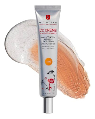 Crema Cc Correctora De Color Erborian Con Centella
