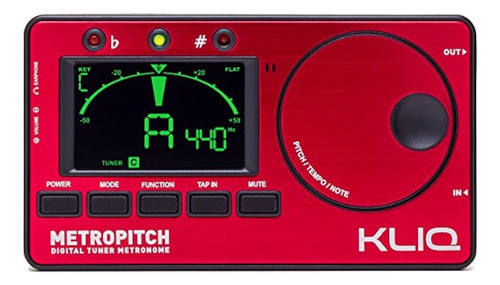 Kliq Metropitch Metronome Tuner Para Todos Los Instrumentos 